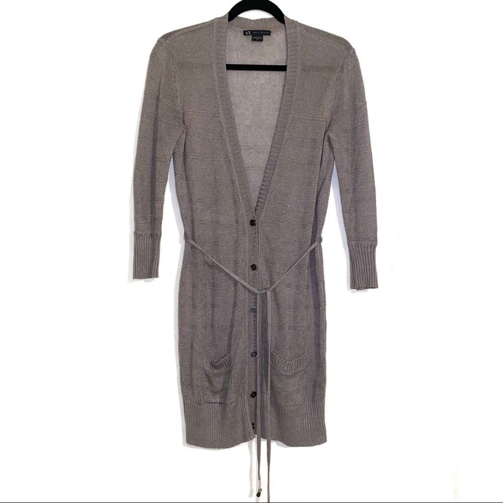 Armani Exchange Open Knit Cardigan SMALL